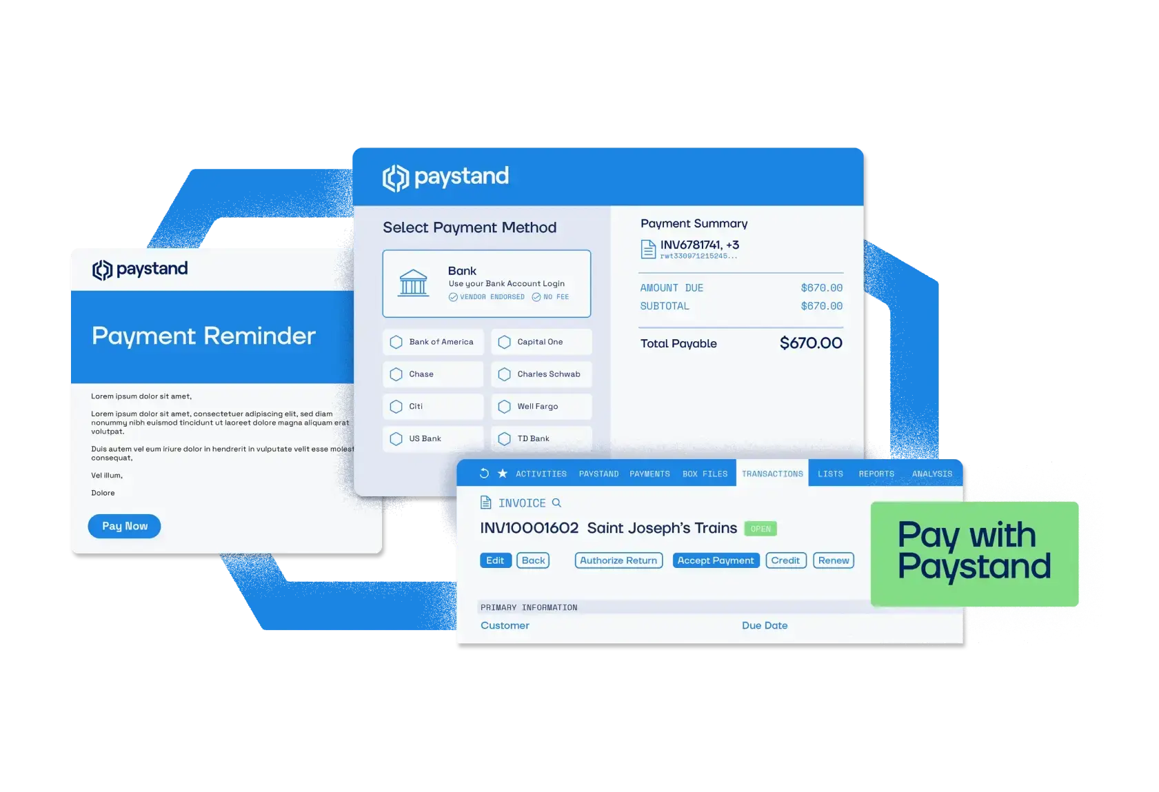 Paystand and Microsoft Dynamics 365 Business Central integration