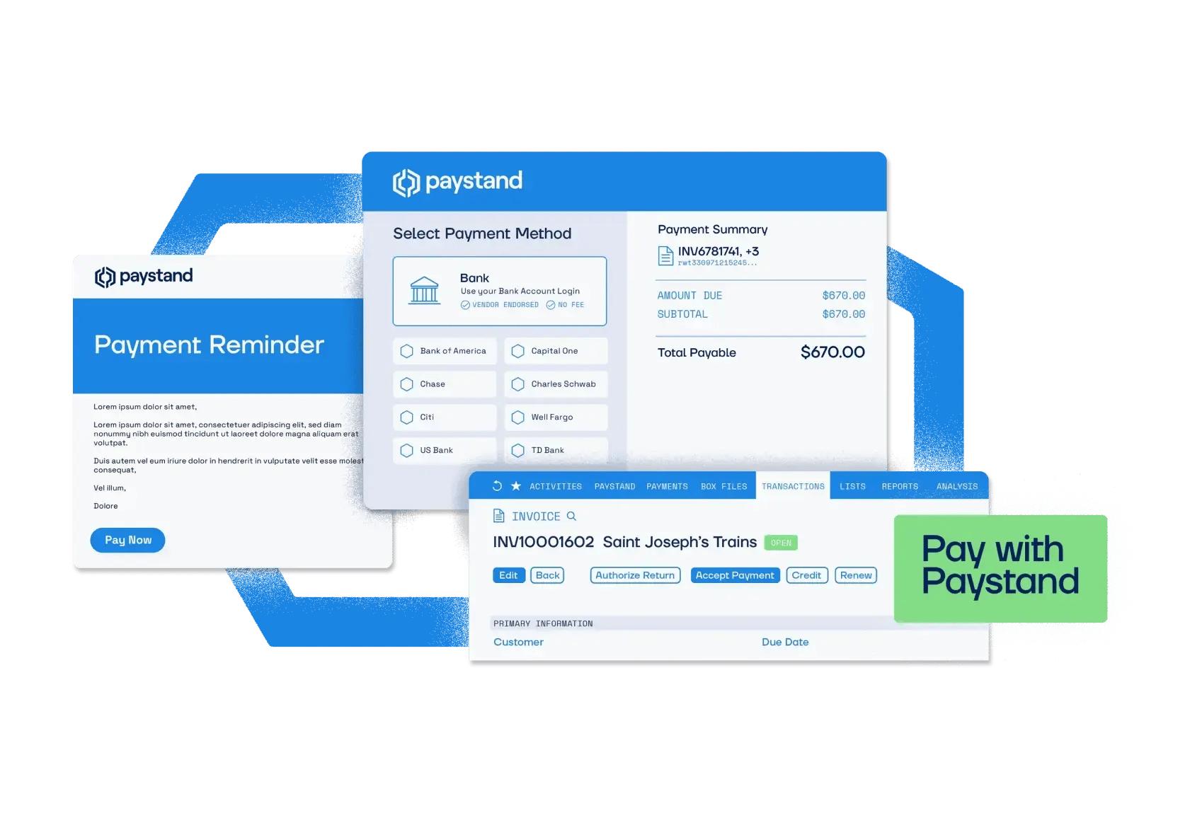 Paystand and Microsoft Dynamics 365 Business Central integration