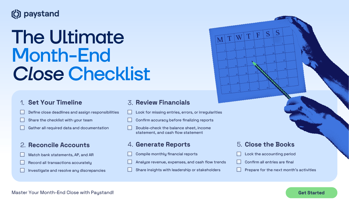 Month-End Close Checklist