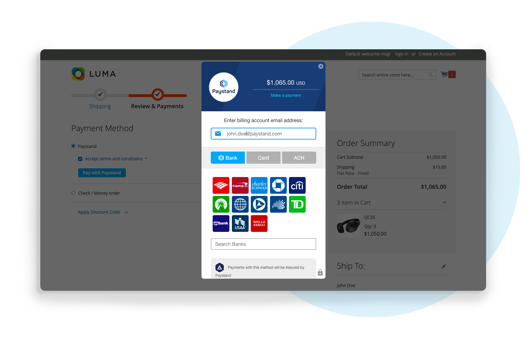 Magento screens