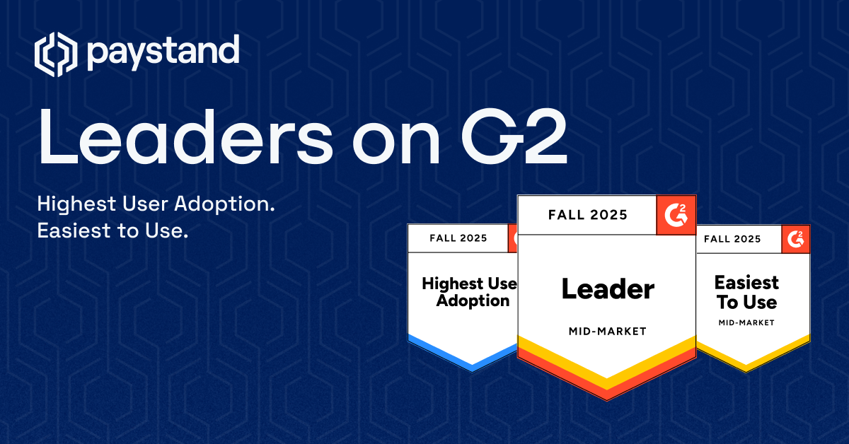 G2 Names Paystand a Leader in Mid-Market Accounts Receivable