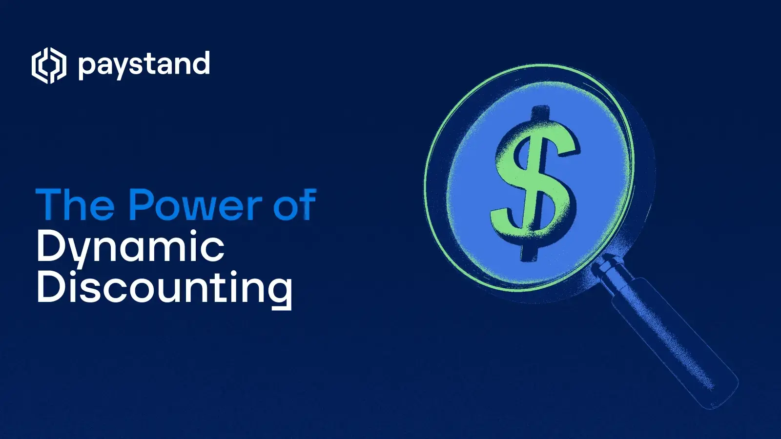 The Power of Dynamic Discounting