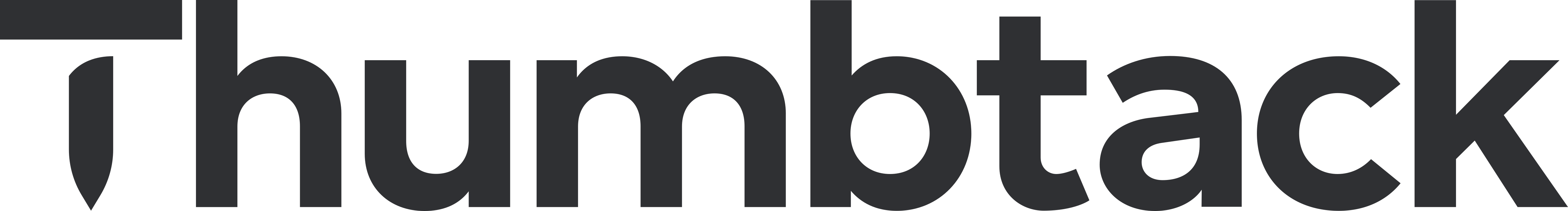 Thumbtack Logo black