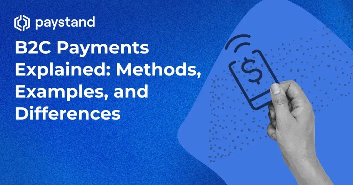B2C Payments Explained: Methods, Examples, and Differences
