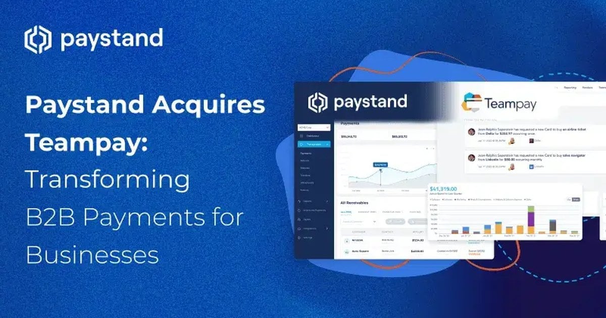 Paystand Acquires Teampay: Expanding Network to 1M Businesses