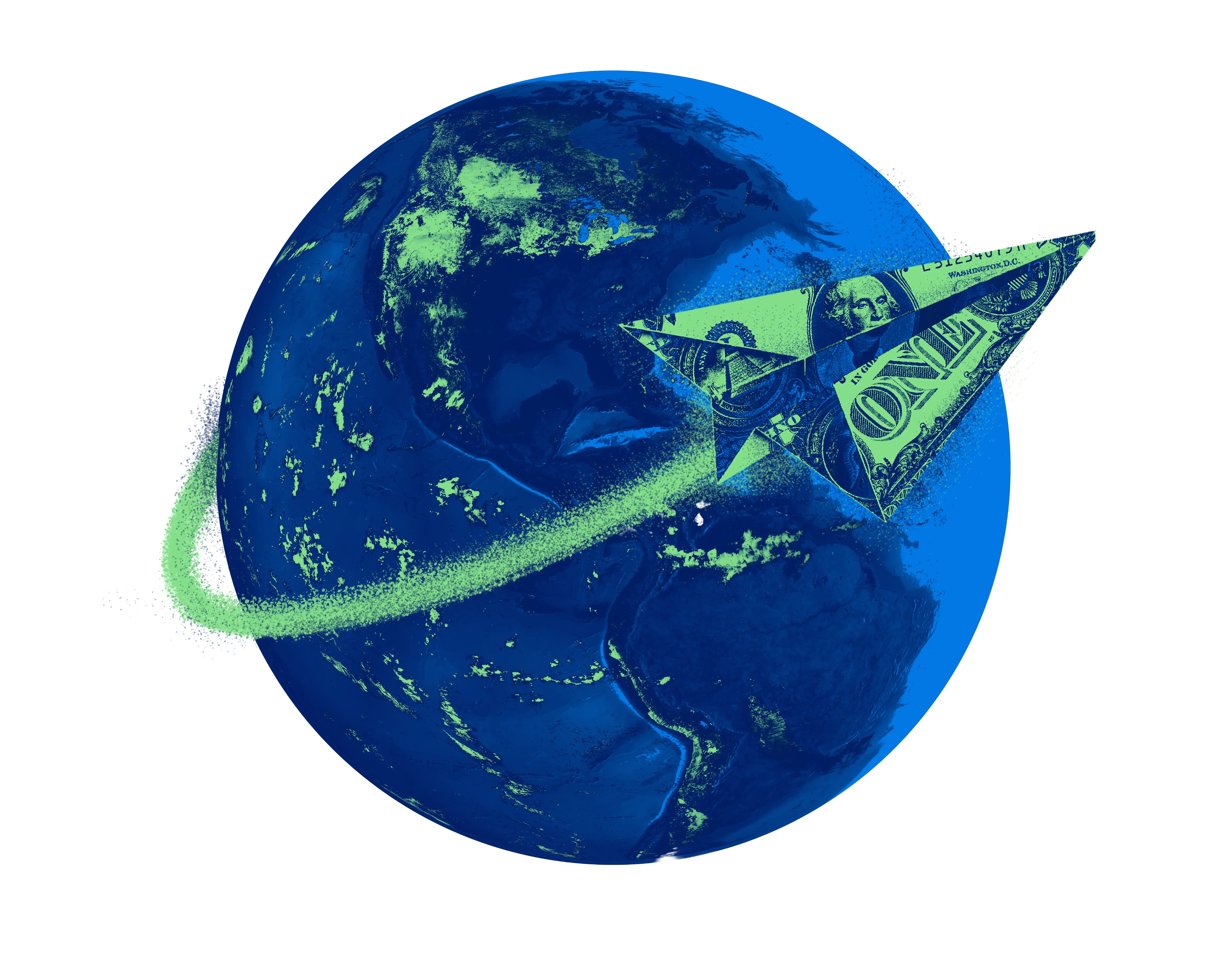 planet paper plane